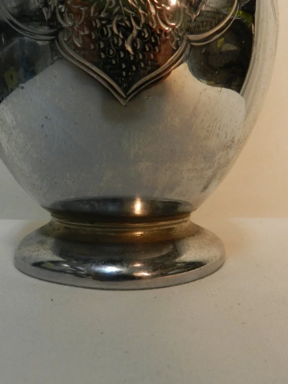 James Dixon & Sons EPBM 64 British Sheffield Silverplated Metal Antique Pitcher